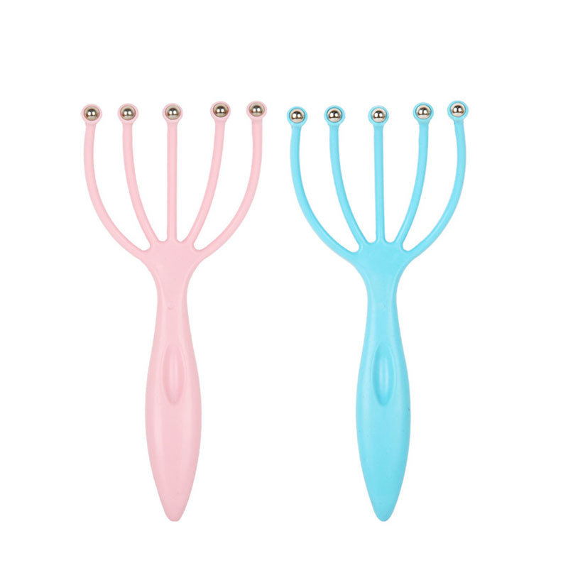 Magnetic bead head massager scratching h...