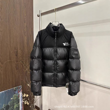 1996大格子羽绒服北家美版男女情侣款秋冬新款防风保暖外套高版本