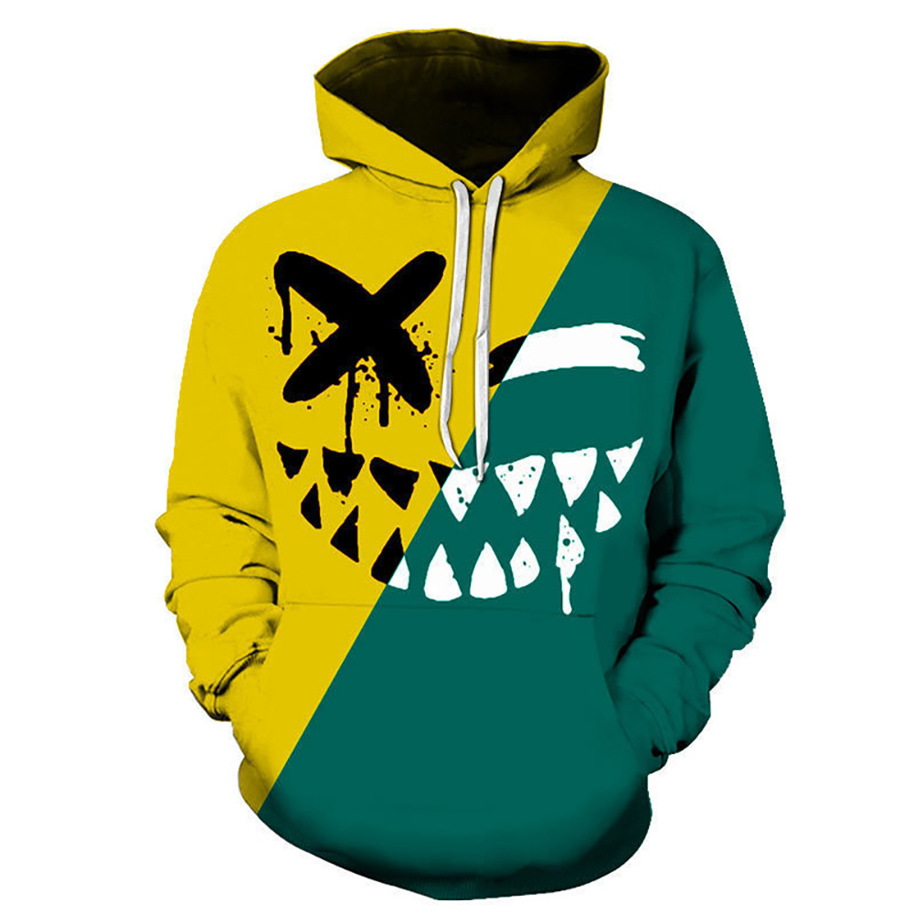 Sweat à capuche pour homme Boy 2022 European And American Foreign Trade Autumn New Hero Academia, imprimé numérique 3D_voghion.com