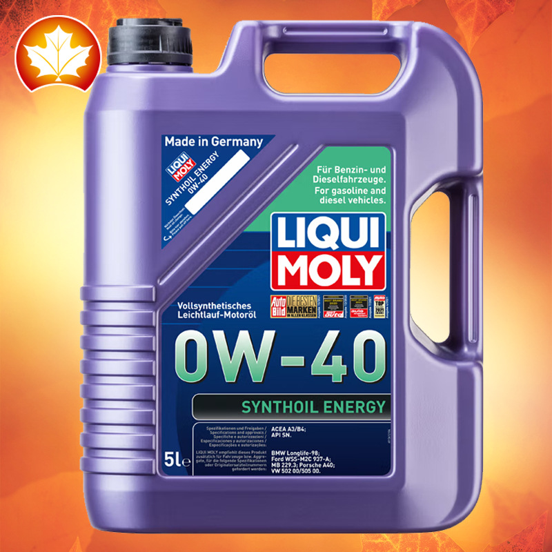 力魔 德国原装进口 能量型PAO全合成机油 0W-40 SN A3/B4级 5L