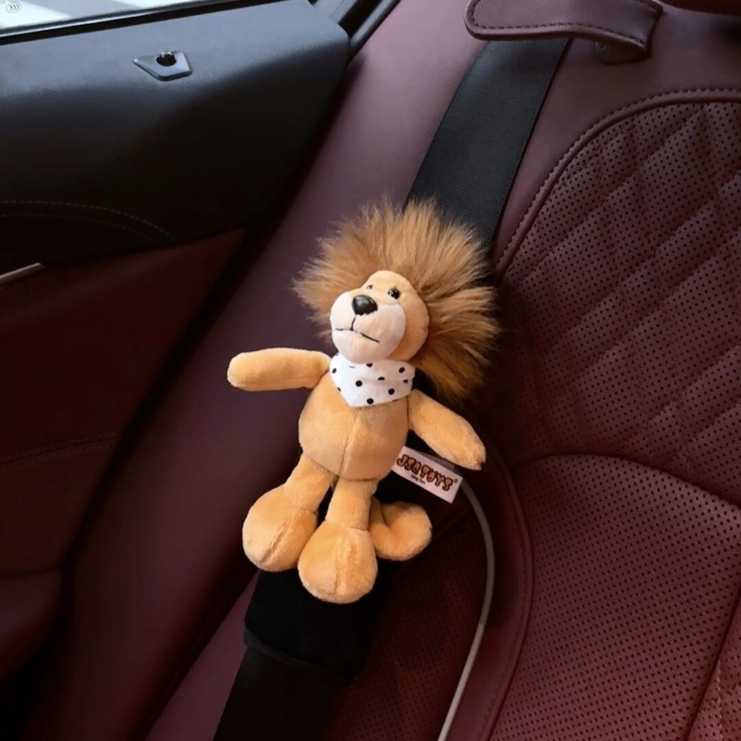 Zootopia Spring Series Nick Judy Car Seat Belt Shoulder Cover Stuffed Doll Anti-Stranglehold Decoration