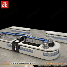 亚洲酒店石英石自助餐台图片尺寸高度制作生产厂家