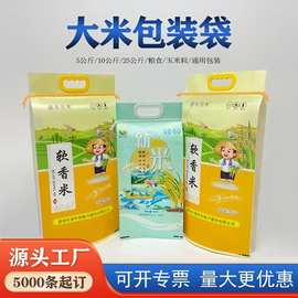 定制大米包装袋5kg10kg25公斤米袋子粮食编织袋蛇皮袋子批发