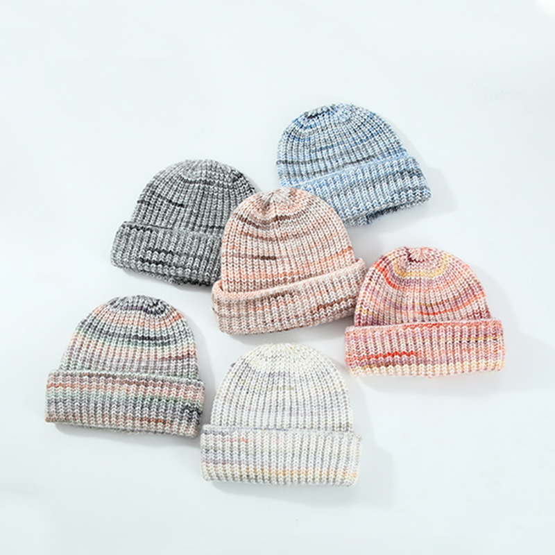 Woll gestrickt fir Fraeninselen Villfälteg waarm Hierscht a Wanter Villfaarweg Kleng Leit Gradient Geflapt Woll Kal_voghion.com