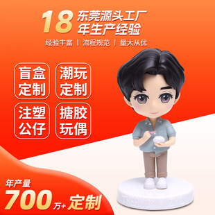 Blind Box Doll Internet Celebrity Trendy Toy Doll Corporate Promotion Culture Ip Blind Box Doll Custom Pvc Enamel Injection Molding Trend