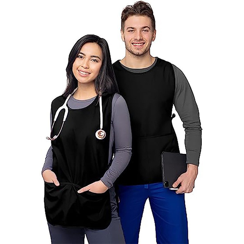 Ventas transfronterizas calientes Amazon chaleco unidireccional delantal publicidad europea y americana ropa de trabajo chaleco de trabajo hospital