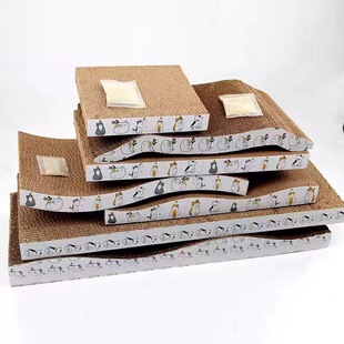 Cat scratch board straight Board wear-resistant non-chip large cat grinding board corrugated paper anti-scratch cat toy wave cat claw board