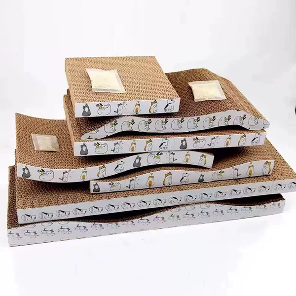 Cat scratch board straight Board wear-resistant non-chip large cat grinding board corrugated paper anti-scratch cat toy wave cat claw board
