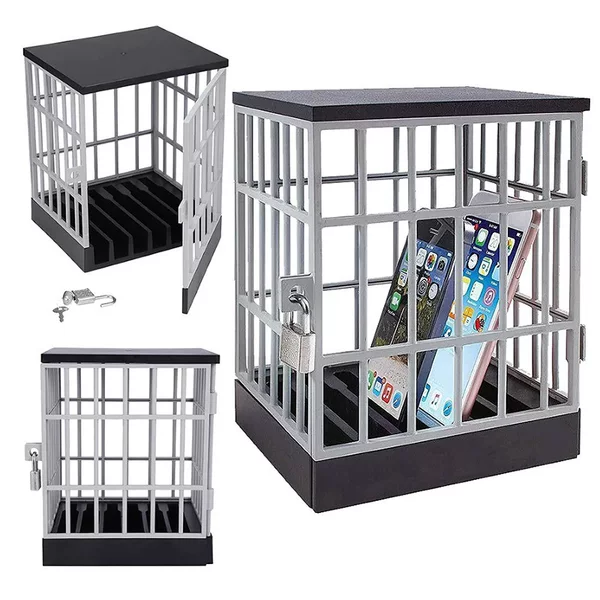 Factory Direct Supply Mobile Phone Prison Mobile Phone Storage Box Holder Mobile Phone Cage Timer Mobile Phone Prison