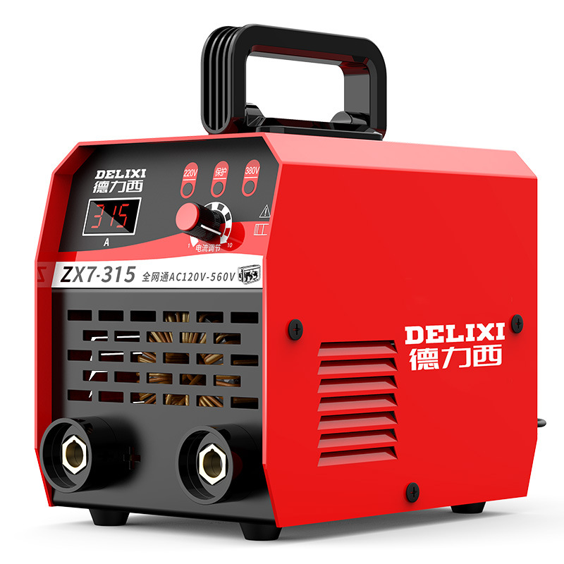 DELIXI 315 soldadora industrial 220v380v doméstica pequeña doble voltaje de doble propósito cobre DC totalmente automático