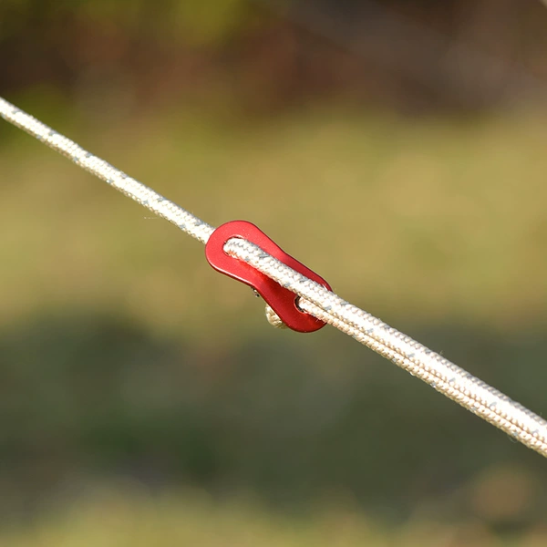 Each rod has a red aluminum alloy adjustment buckle