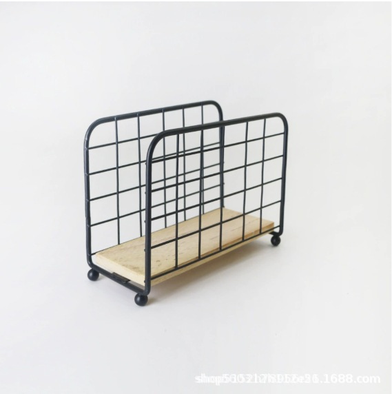 Amazon transfronterizo rejilla cuadrada estante de toallitas comedor sala de estar cocina hierro forjado estante de toallitas de mesa de té estante de toallitas image 3