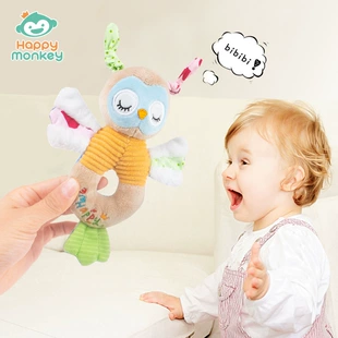 Погремушка-игрушка Happy Monkey для тренировки захвата у новорождённых