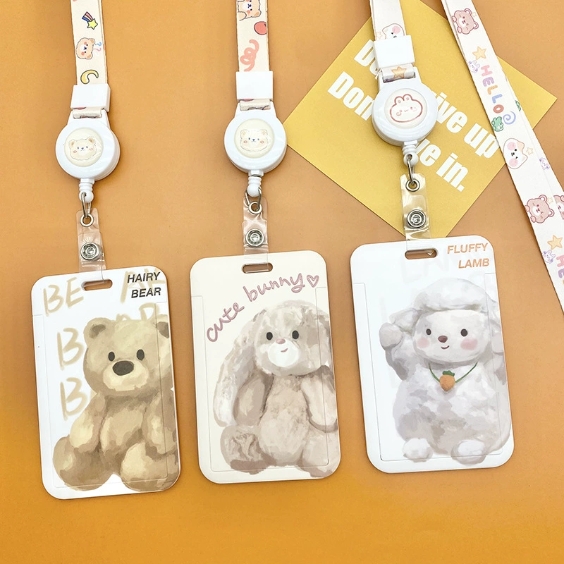 Милый набор карт автобуса карта кампуса студенческий билет набор карт питания набор карт контроля доступа карта пикап бренд Выдвижная Пряжка ремешок