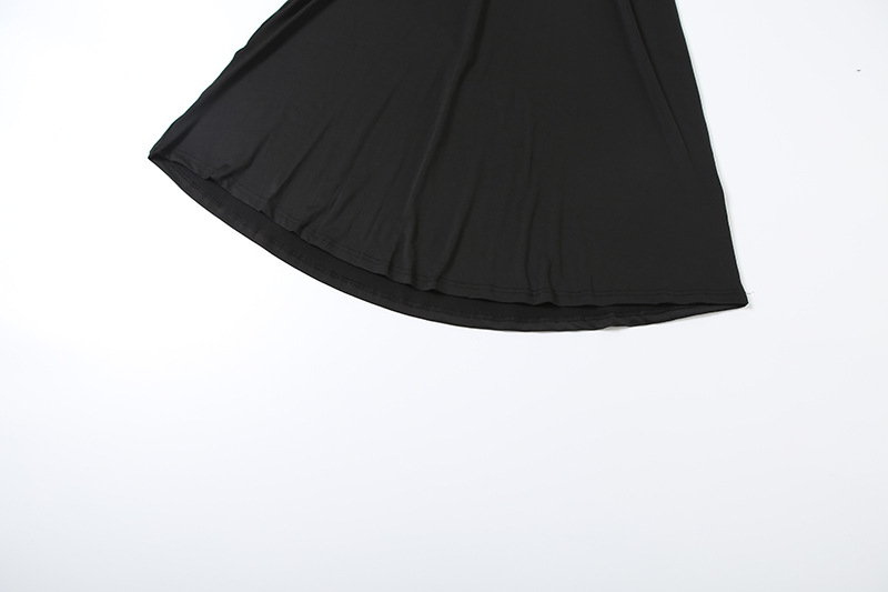 Elegant High Neck Bodycon Long Dress With Backless Design - Slim Fit Summer Maxi Dress For Women In Solid Colors_voghion.com