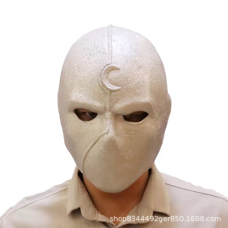Luna Caballero máscara Luna Caballero luz de la Luna Caballero cabeza cubierta máscara de látex COS película de Marvel mismo estilo