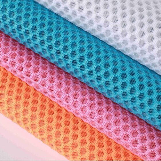 300g Polyester Special Sandwich Mesh Cloth Round Hole Sandwich Mattress Luggage Cap Cushion Special Shoe Material Mesh Cloth