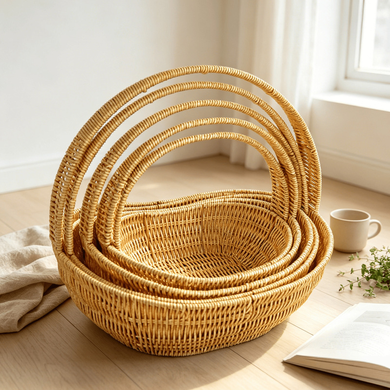 Watermelon Basket, Vegetable and Fruit Snack Basket, Picnic Basket, Storage Basket, Fruit Gift Basket, Rattan Basket, Flower Basket, Boat-Shaped Egg Basket Watermelon Basket, Vegetable and Fruit Snack Basket, Picnic Basket, Storage Basket, Fruit Gift Basket, Rattan Basket, Flower Basket, Boat-Shaped Egg Basket