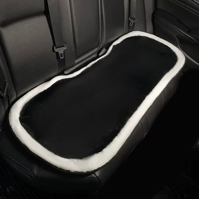 In-Car Cushion Creative Pillow, Headrest - plush-black-and-white-contrast-color-single-back-seat-cushion