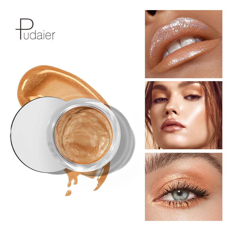 Fard à paupières liquide en poudre 10 couleurs pour le ver à soie endormi pour éclaircir les lèvres et les joues pour un double usage, un flash fin naturel et un surligneur_voghion.com