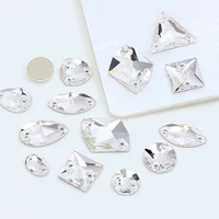 Dongzhou Crystal мульти-стили плоская задняя ручная шовная каменная белая посеребренная полоса с отверстиями высокого качества аксессуары для одежды трансграничные взрывные модели
