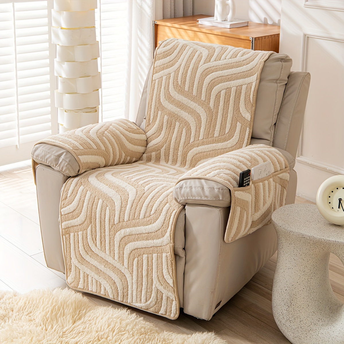Housse de canapé élastique minimaliste européenne lavable_voghion.com