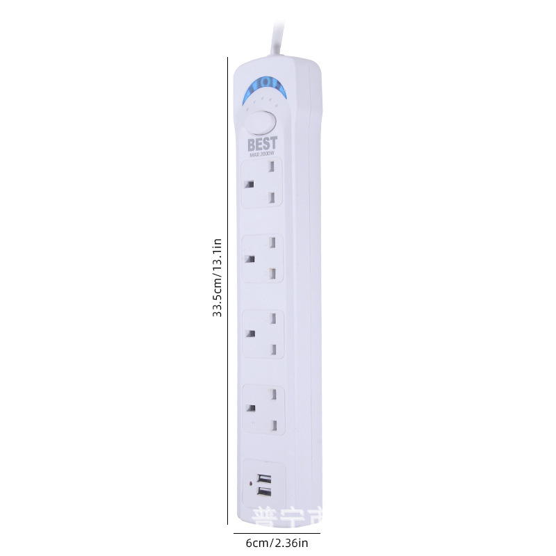Segurado Oriente Medio Arabia Saudita SASO Inglés Inglés In-hole USB enchufe enchufe enchufe de placa