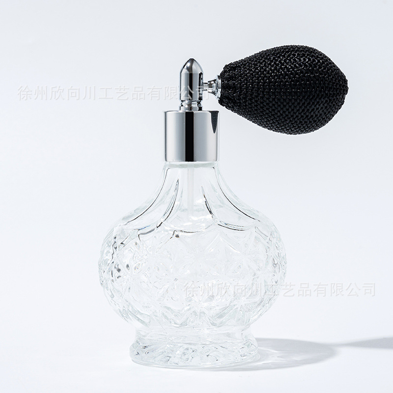 Bolsa de aire botella de spray de perfume 100mL prensa sub-botella piña aromaterapia botella de vidrio de alto grado volátil boquilla de peluquería