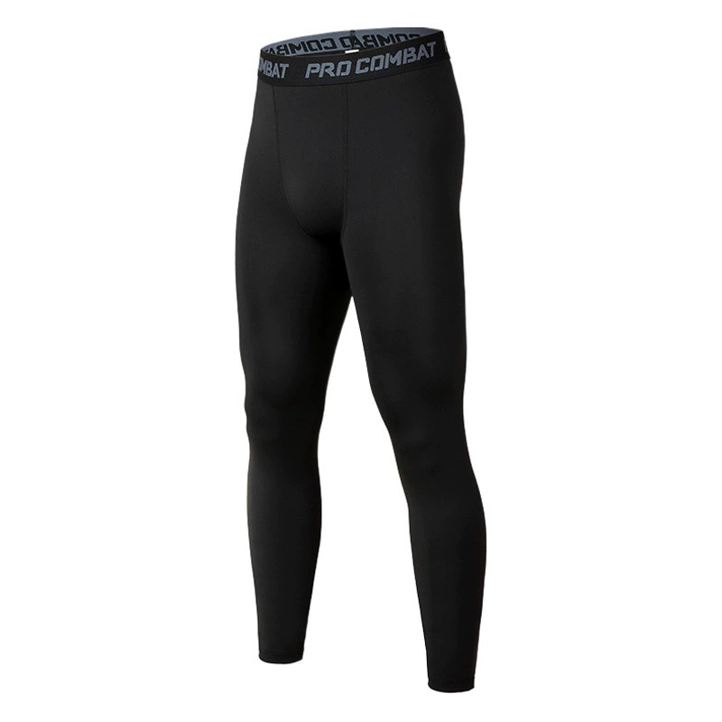 Готовые эластичные брюки для фитнеса, баскетбольные брюки, велосипедные дышащие быстросохнущие брюки, мужские спортивные колготки