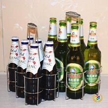 ✬批发加粗酒吧KTV啤酒架六瓶装提篮 烧烤摊提啤酒的架子啤酒篮厂