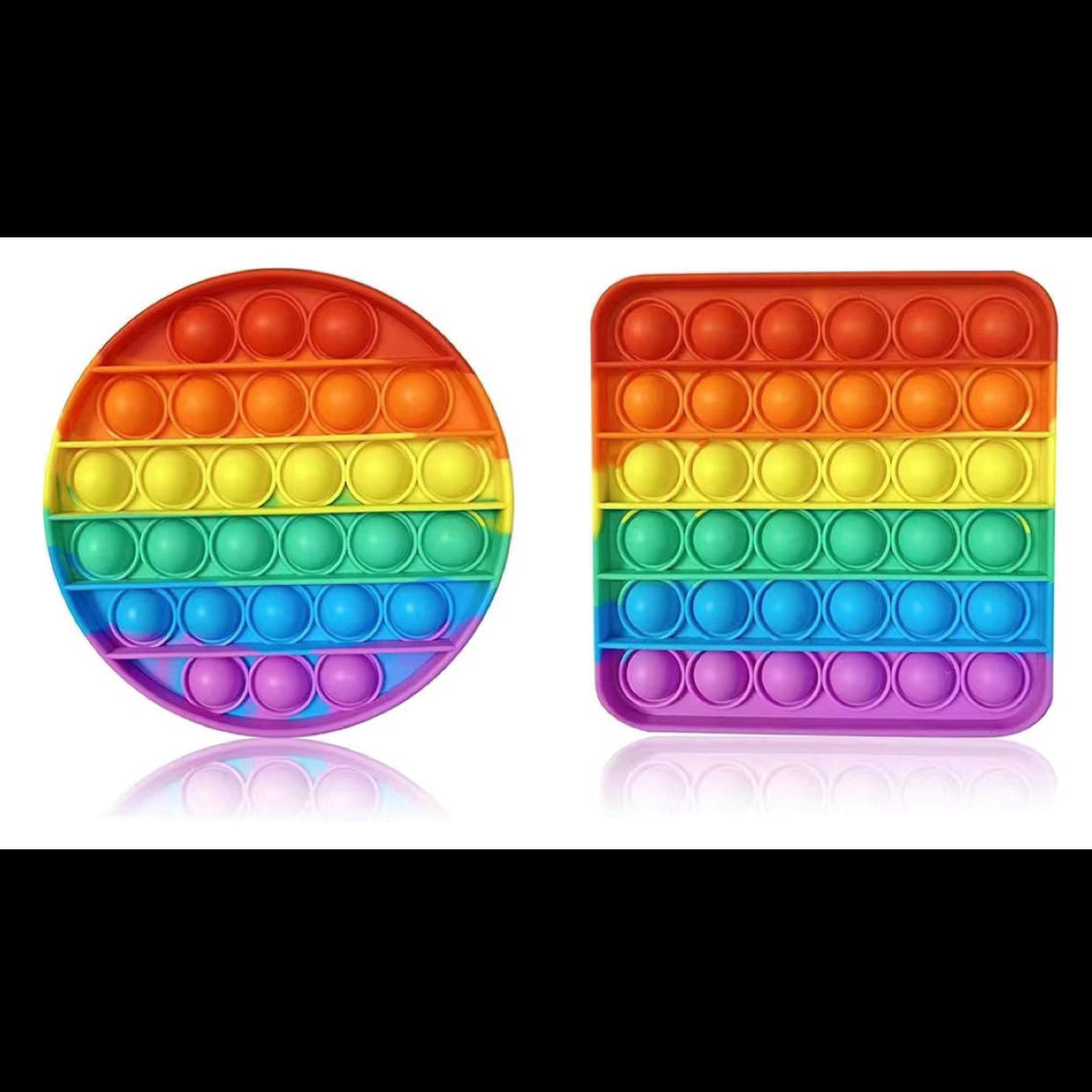 Arco Iris de los niños prensa música pellizco música descompresión artefacto descompresión juguetes educativos niños y niñas de silicona ratón asesino pionero