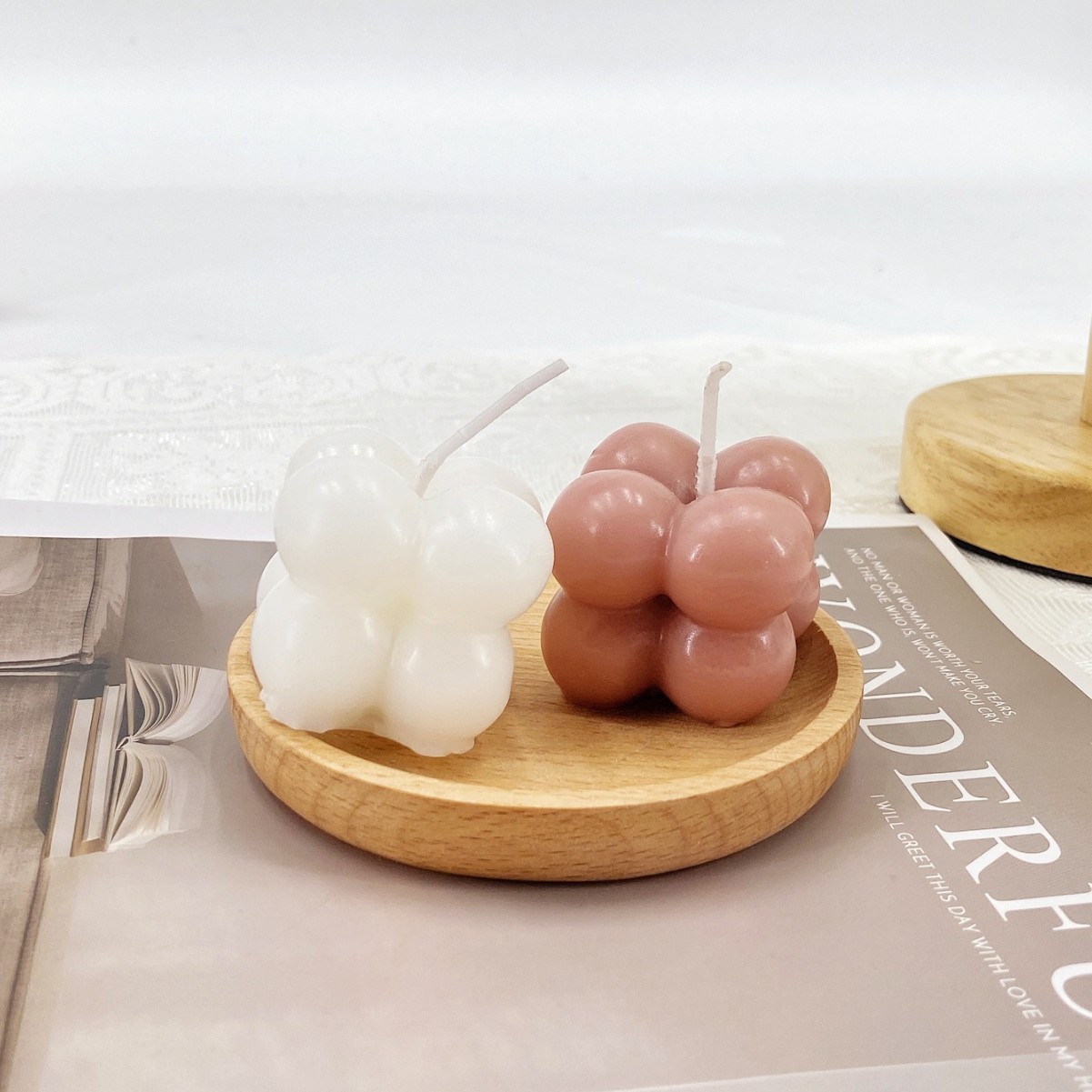 Cubo Rubik Candle Candle Art Decorativo de Alta calidad