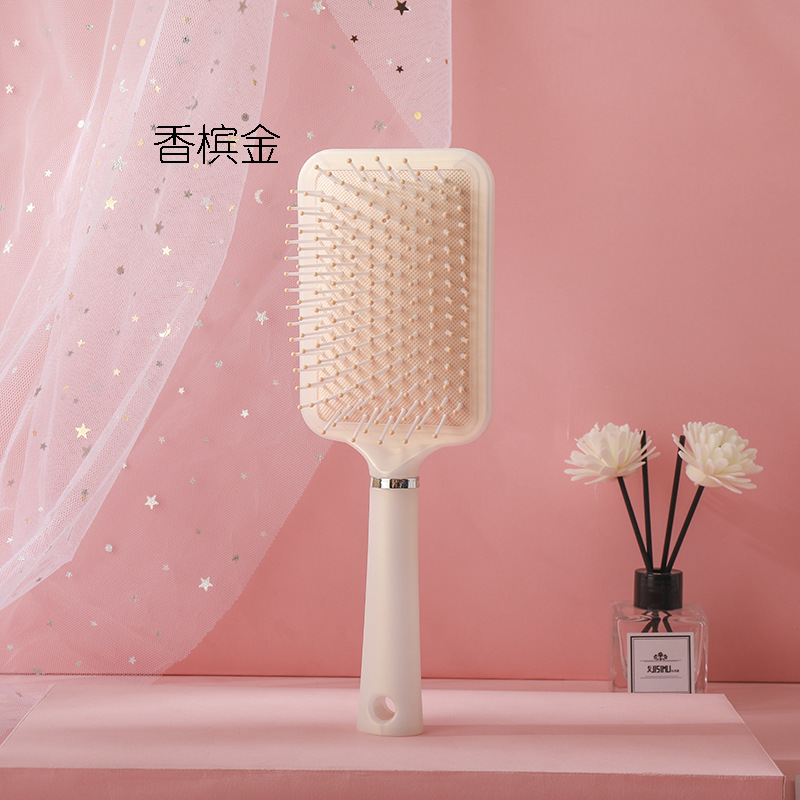 人鱼姬气垫梳可爱高颜值防静电美发梳女士家用大板按摩蓬松气囊梳|undefined