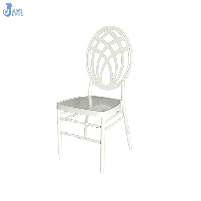 Silla de comedor de hierro al por mayor Metal Hotel banquete silla Boda boda Phoenix silla respaldo Silla de bambú transfronteriza exclusiva