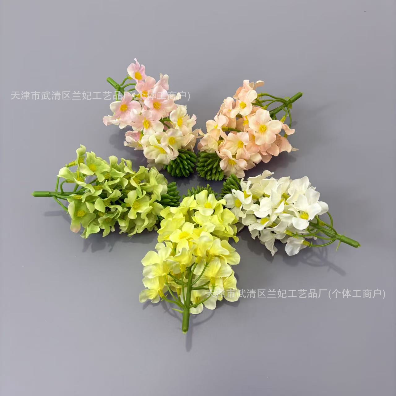 Simulación de jacintos de lavanda, flores de colza, flores de horquilla, flores de bricolaje hechas a mano, flores de boda, flores de pared, flores decorativas image 4