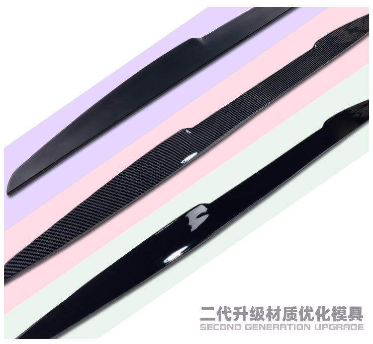 Universal Sedan Rear Wing No-Drill Modification Legal for Lynk & Co 05 Exterior Rubber Blade Spoiler Wholesale