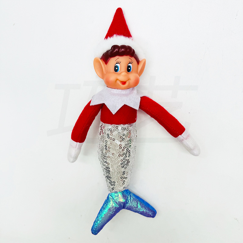 Muñecas de piernas largas transfronterizas de comercio exterior árbol de Navidad colgantes juguetes de regalo ChristmasElfdoll muñecas de hadas