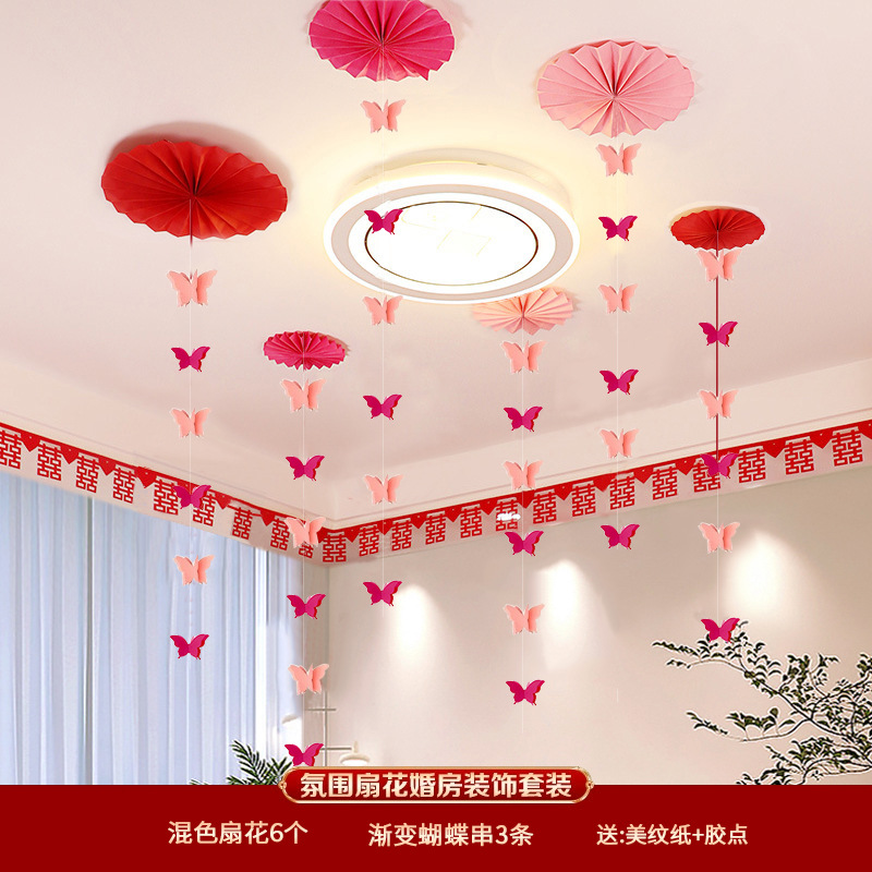 Decoración de la sala de estar para la boda para hombres y mujeres boda para flores colgantes para la habitación