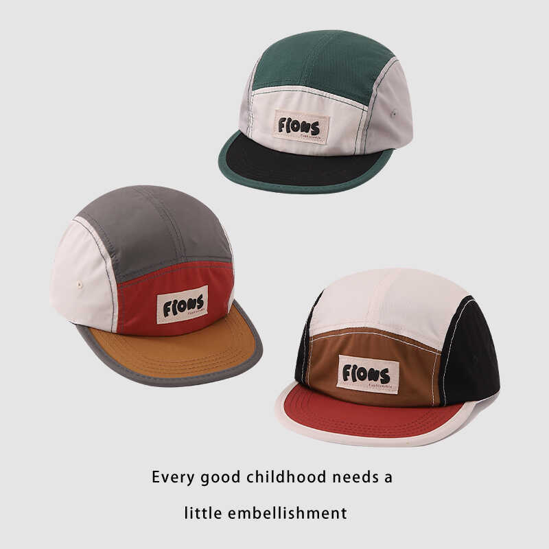 Sombreros para niños sombreros de béisbol para niños FiONS sombreros de baile callejero de borde plano sombreros de hip hop para niños sombreros de boca de duck