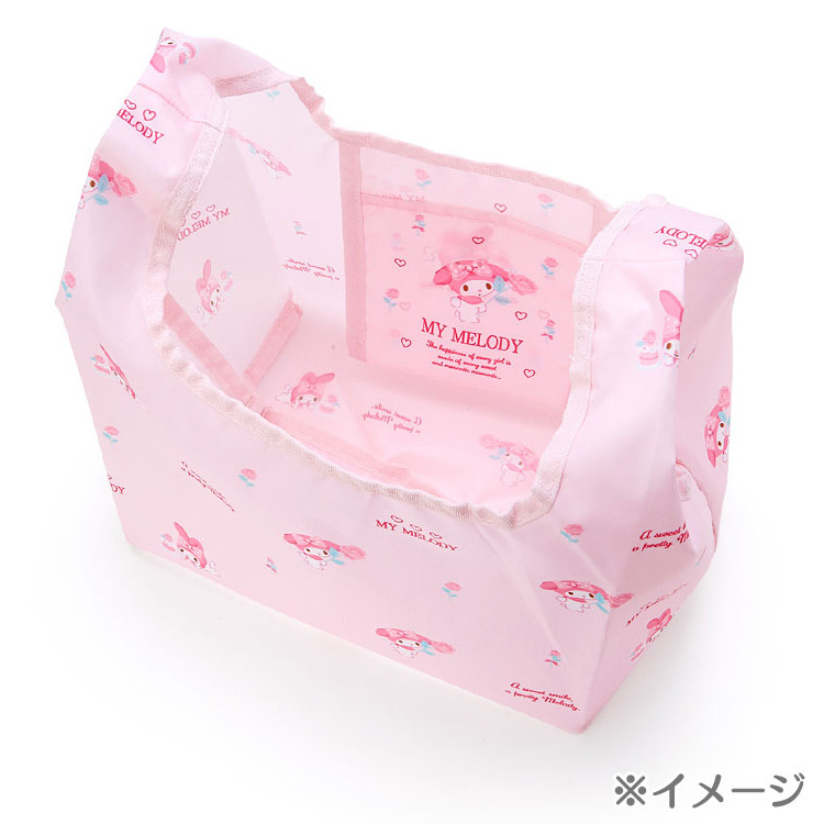 日本のハローキティ収納バッグ、楽しいクロミ収納バッグ、精巧な仕上がり、超軽量折りたたみショッピングバッグ