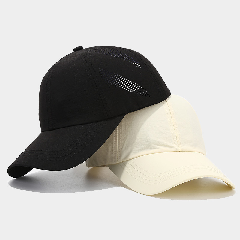 Sombrero de béisbol impermeable simple coreano de alta calidad simple japonés de color sólido sombrero de lengua de pato mujer cara pequeña