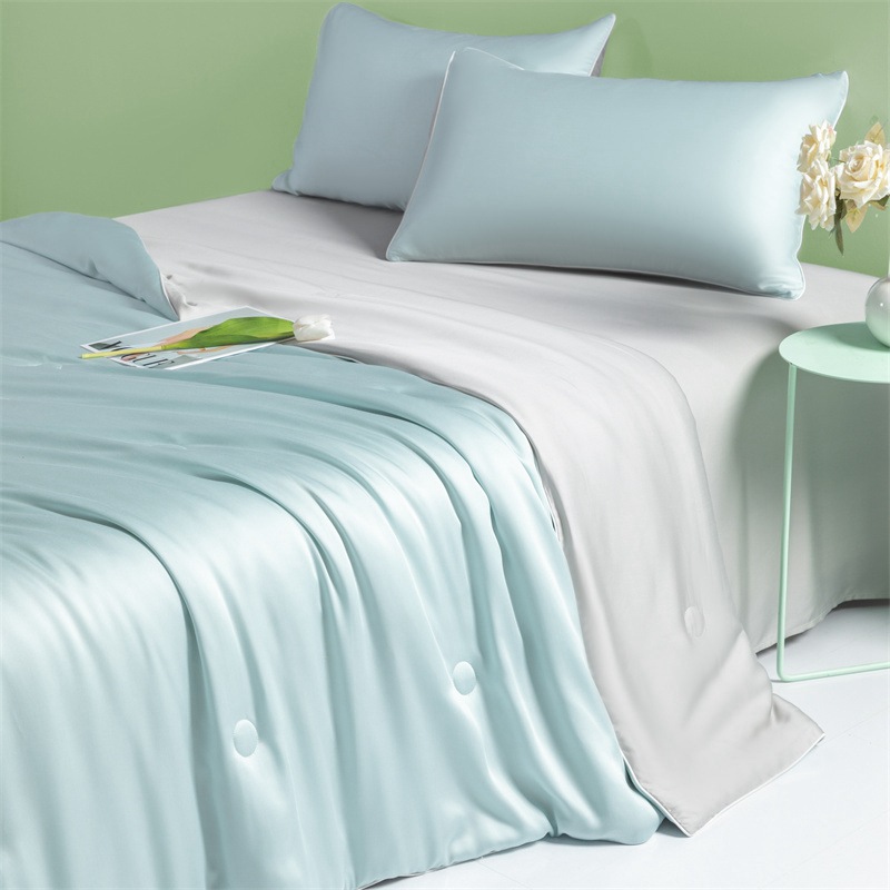 더블콤비네이션 - 씨솔트블루 + 바닐라그레이 [시원하지만 얼지 않아 알몸으로 잘 수 있음]