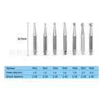 牙科车针 钨钢车针 RA球钻 低速弯机钨钢车针裂钻单支