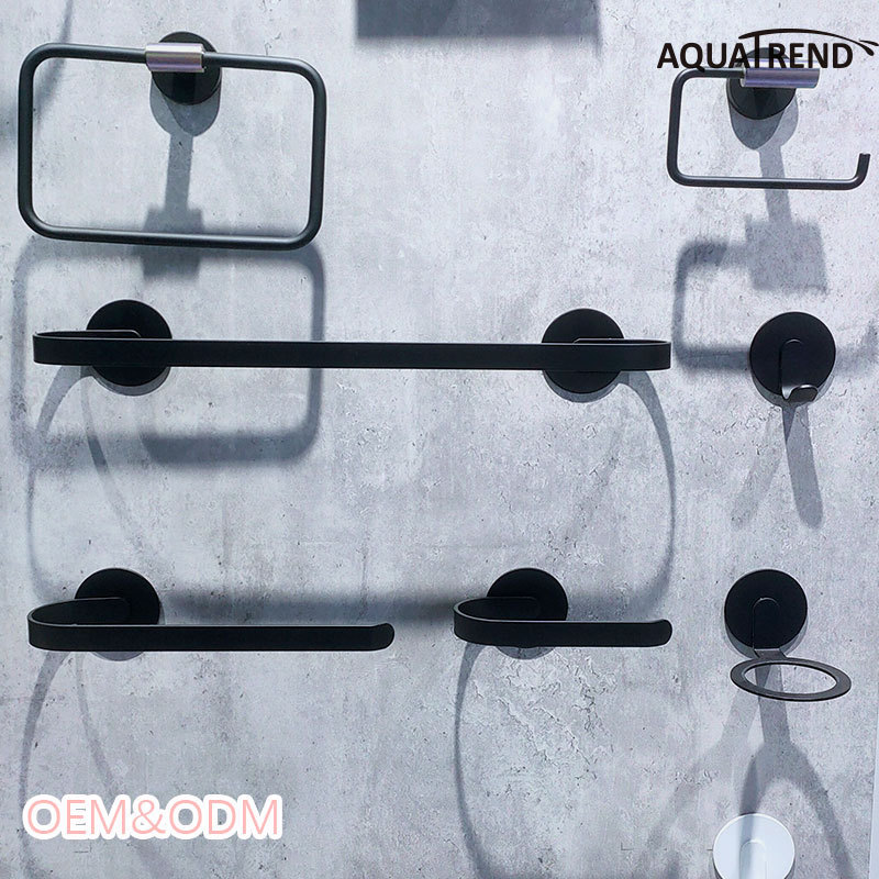 Space Aluminum No-Drill 3m Towel Rack Towel Bar Bathroom Accessories Set Paper Towel Holder Simple Toilet Paper Holder Space Aluminum No-Drill 3m Towel Rack Towel Bar Bathroom Accessories Set Paper Towel Holder Simple Toilet Paper Holder
