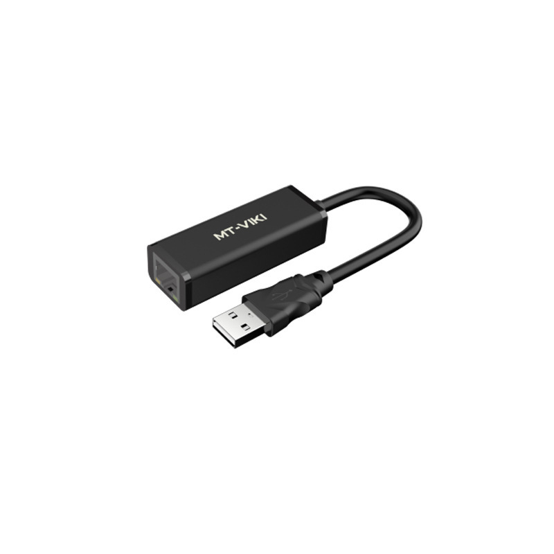 Usb2.0 to Rj45 Network Port Converter for Notebook and Desktop Computers to Expand Dual Network Ports Mt-Uw01