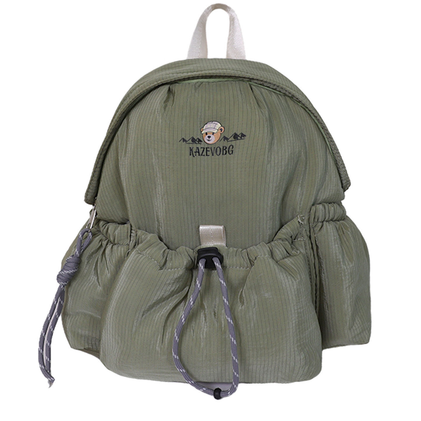 Nuevo estilo de viaje 2026 Bundokou mujer mochila funcional ocio impermeable cuerda de extracción al aire libre mochila de montaña de viento ligera