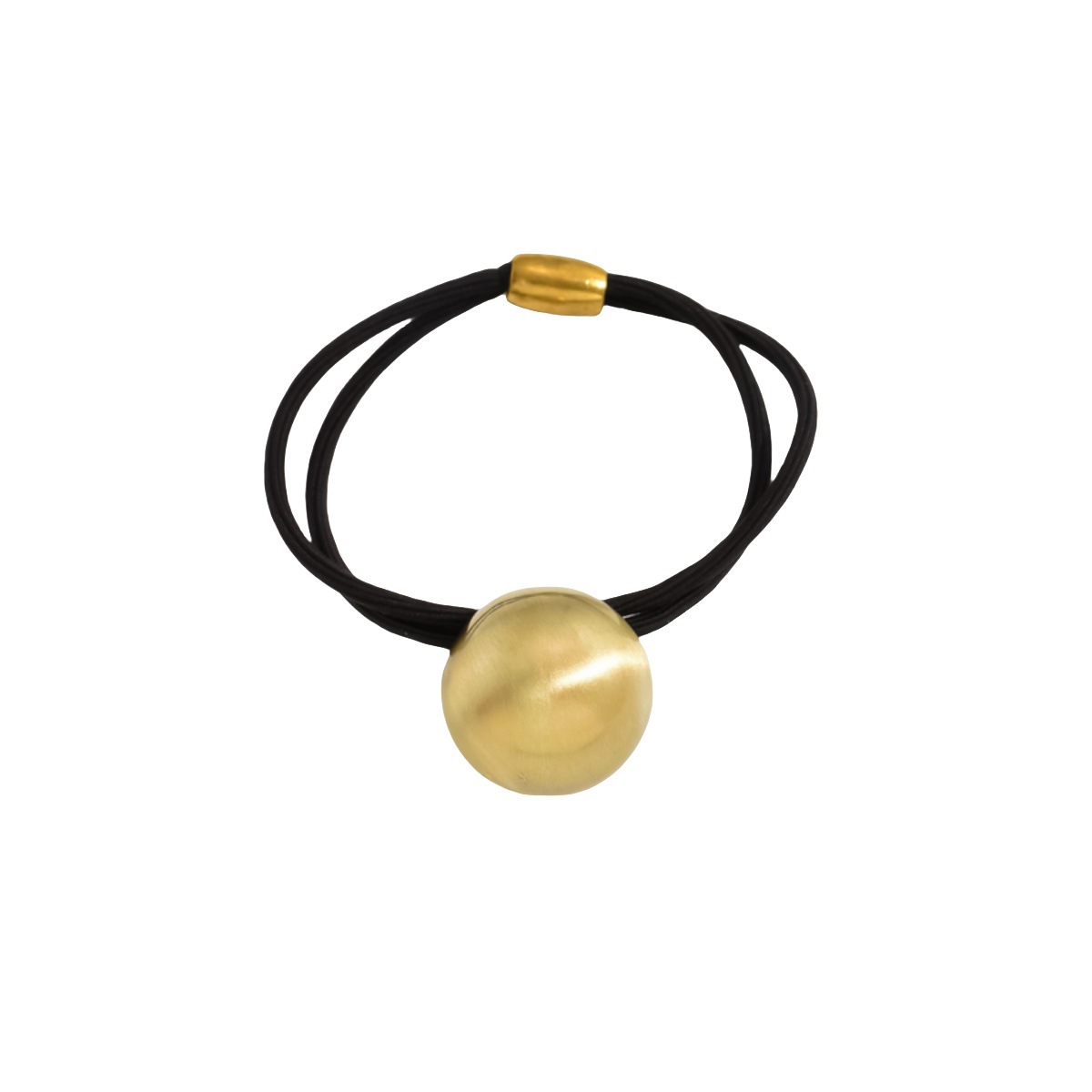 Coreano retro hacer viejos cuerdas de cabello de metal de amor temperamento elegante simple anillo de cabello de cabello de cola de caballo joyas para el cabello