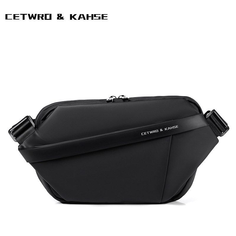 New Men's Chest Bag Trendy One Shoulder...