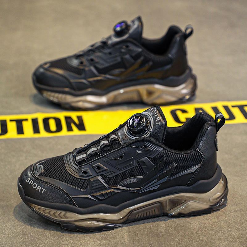 Frühling und Winter Herrenschuhe Herbst Drehknopf Torre Schuhe Trendy Teenager Mittelschüler Keine Schnürsenkel Sneaker_voghion.com