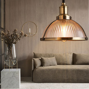 Modan semicircle chandelier retro industrial style personalized creative bar hot pot shop single milk tea shop lamps